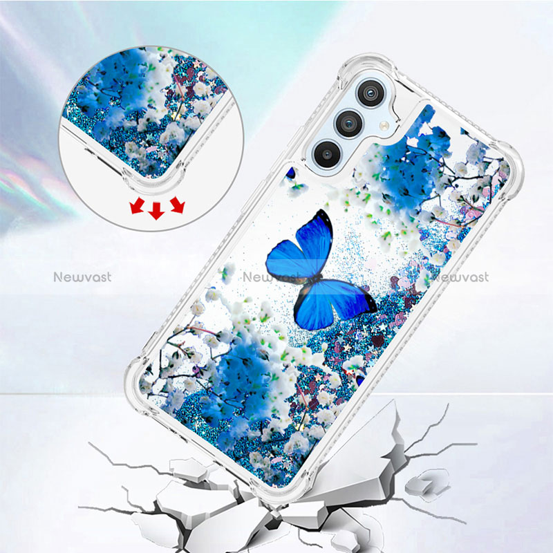 Silicone Candy Rubber TPU Bling-Bling Soft Case Cover YB1 for Samsung Galaxy A54 5G