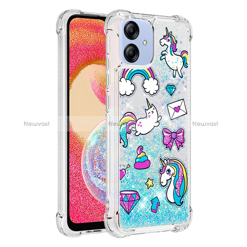 Silicone Candy Rubber TPU Bling-Bling Soft Case Cover YB1 for Samsung Galaxy F04