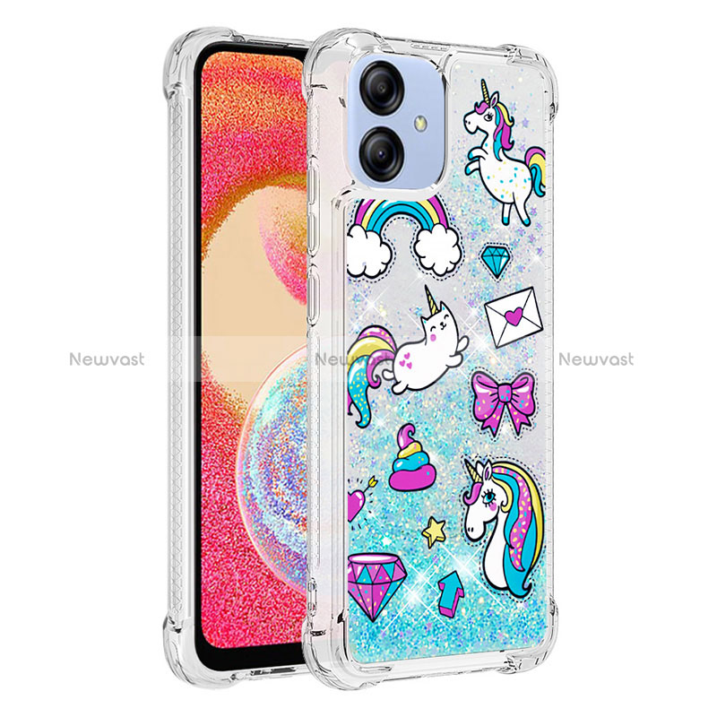 Silicone Candy Rubber TPU Bling-Bling Soft Case Cover YB1 for Samsung Galaxy M04