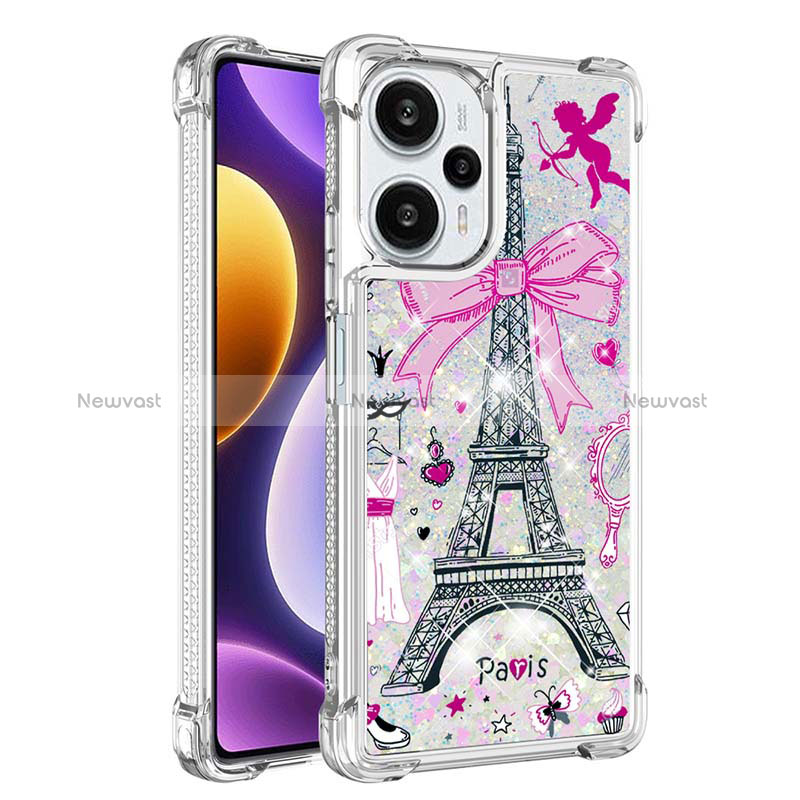 Silicone Candy Rubber TPU Bling-Bling Soft Case Cover YB1 for Xiaomi Poco F5 5G