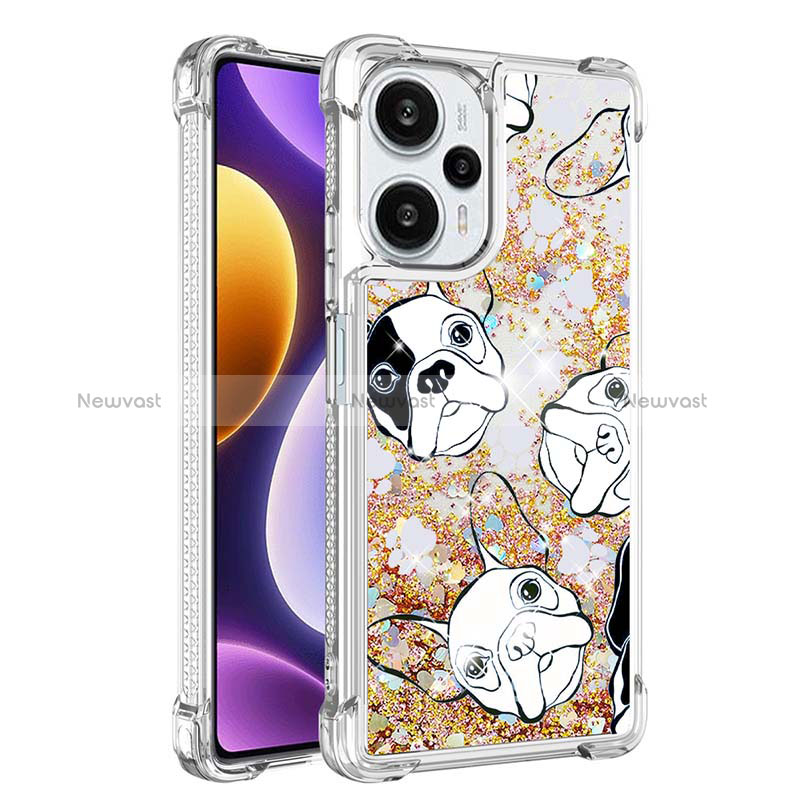 Silicone Candy Rubber TPU Bling-Bling Soft Case Cover YB1 for Xiaomi Poco F5 5G