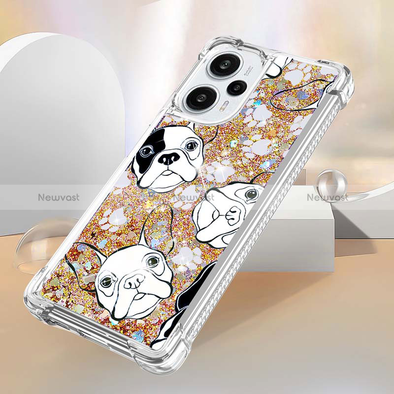 Silicone Candy Rubber TPU Bling-Bling Soft Case Cover YB1 for Xiaomi Poco F5 5G