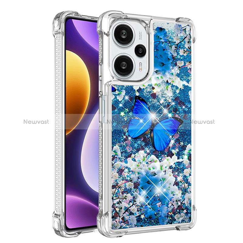 Silicone Candy Rubber TPU Bling-Bling Soft Case Cover YB1 for Xiaomi Poco F5 5G