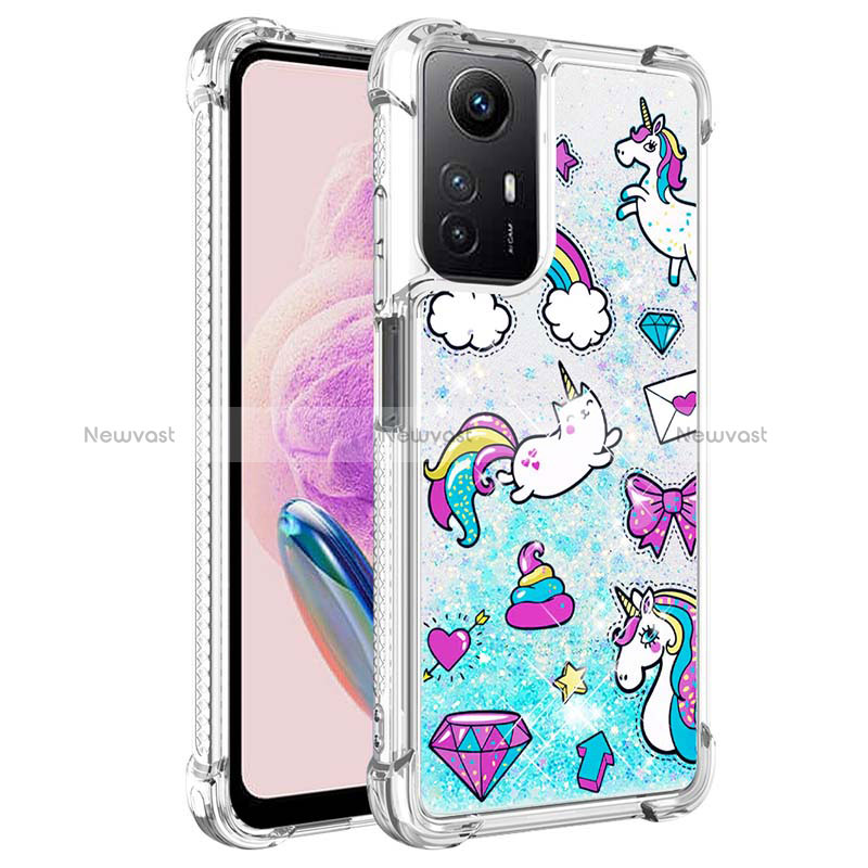 Silicone Candy Rubber TPU Bling-Bling Soft Case Cover YB1 for Xiaomi Redmi Note 12S