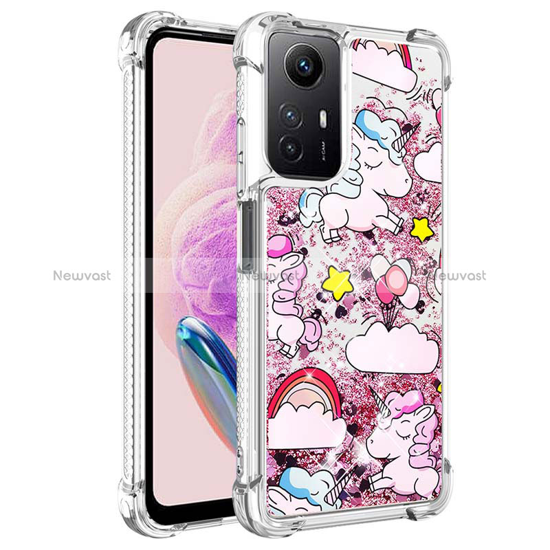 Silicone Candy Rubber TPU Bling-Bling Soft Case Cover YB1 for Xiaomi Redmi Note 12S