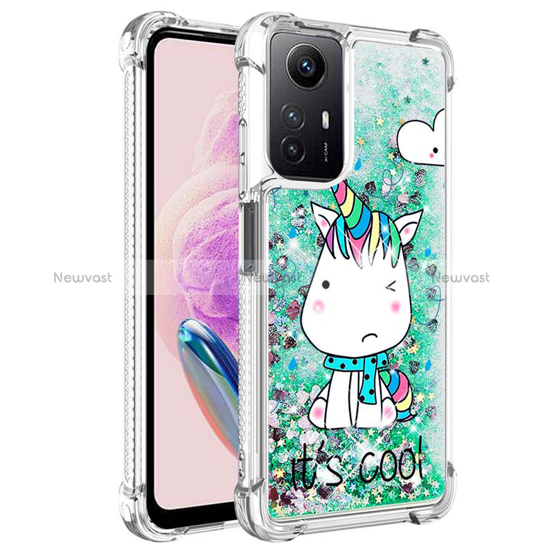 Silicone Candy Rubber TPU Bling-Bling Soft Case Cover YB1 for Xiaomi Redmi Note 12S