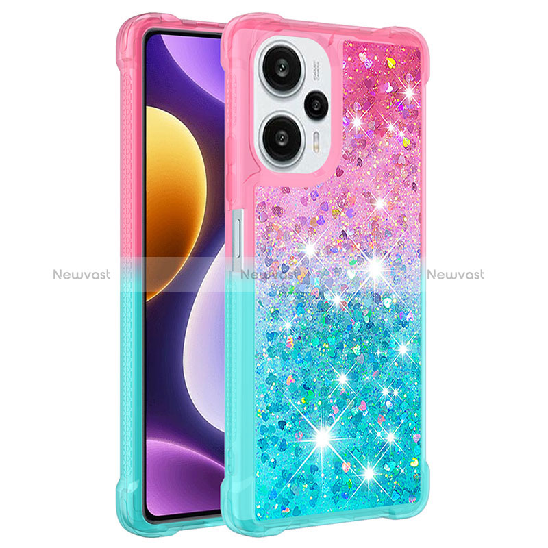 Silicone Candy Rubber TPU Bling-Bling Soft Case Cover YB2 for Xiaomi Poco F5 5G