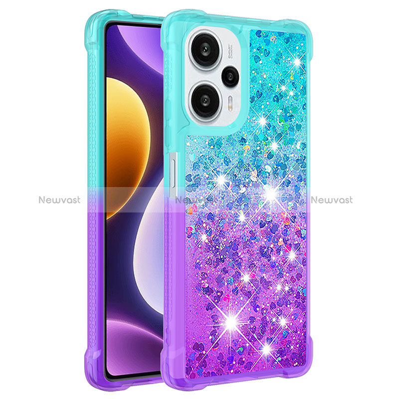 Silicone Candy Rubber TPU Bling-Bling Soft Case Cover YB2 for Xiaomi Poco F5 5G