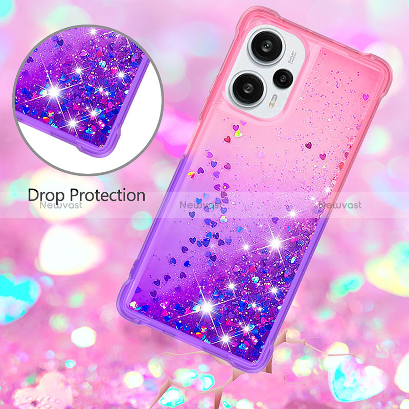 Silicone Candy Rubber TPU Bling-Bling Soft Case Cover YB2 for Xiaomi Poco F5 5G