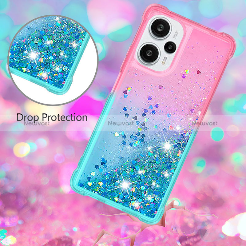 Silicone Candy Rubber TPU Bling-Bling Soft Case Cover YB2 for Xiaomi Poco F5 5G