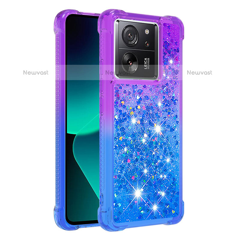 Silicone Candy Rubber TPU Bling-Bling Soft Case Cover YB2 for Xiaomi Redmi K60 Ultra 5G Purple