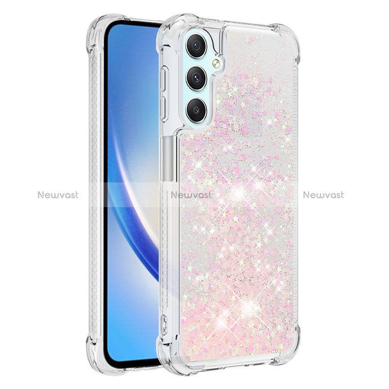 Silicone Candy Rubber TPU Bling-Bling Soft Case Cover YB3 for Samsung Galaxy A24 4G