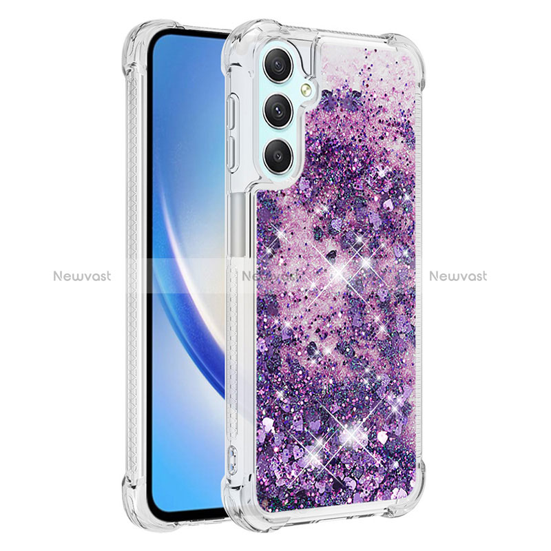 Silicone Candy Rubber TPU Bling-Bling Soft Case Cover YB3 for Samsung Galaxy A24 4G