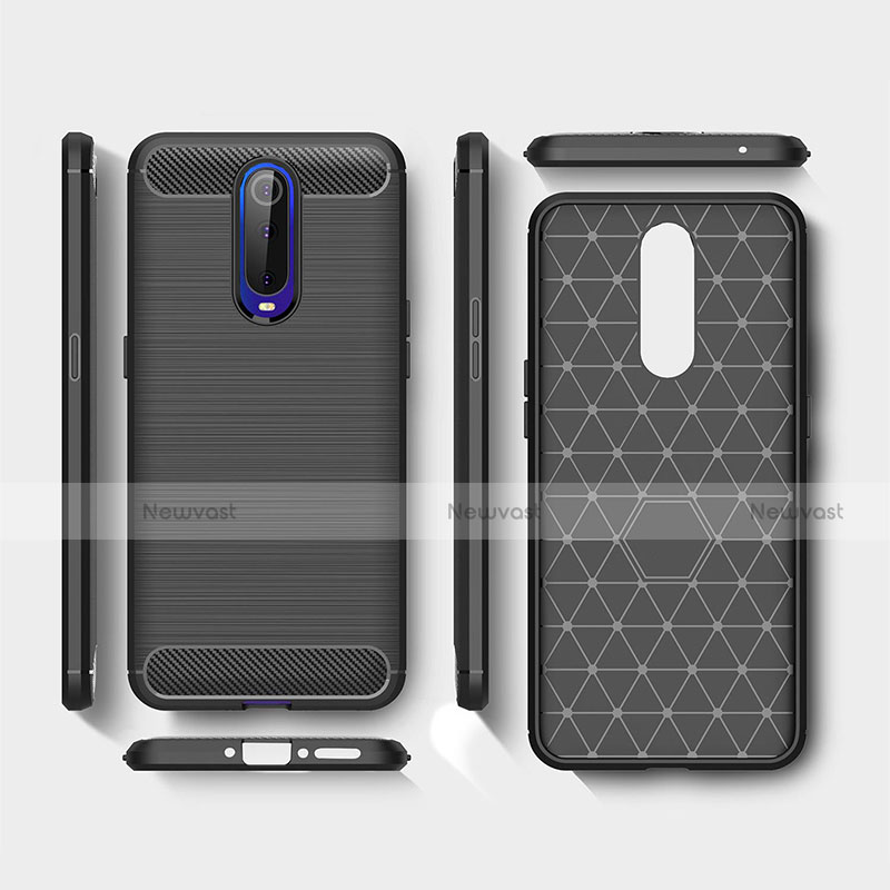 Silicone Candy Rubber TPU Line Soft Case Cover C01 for Oppo RX17 Pro