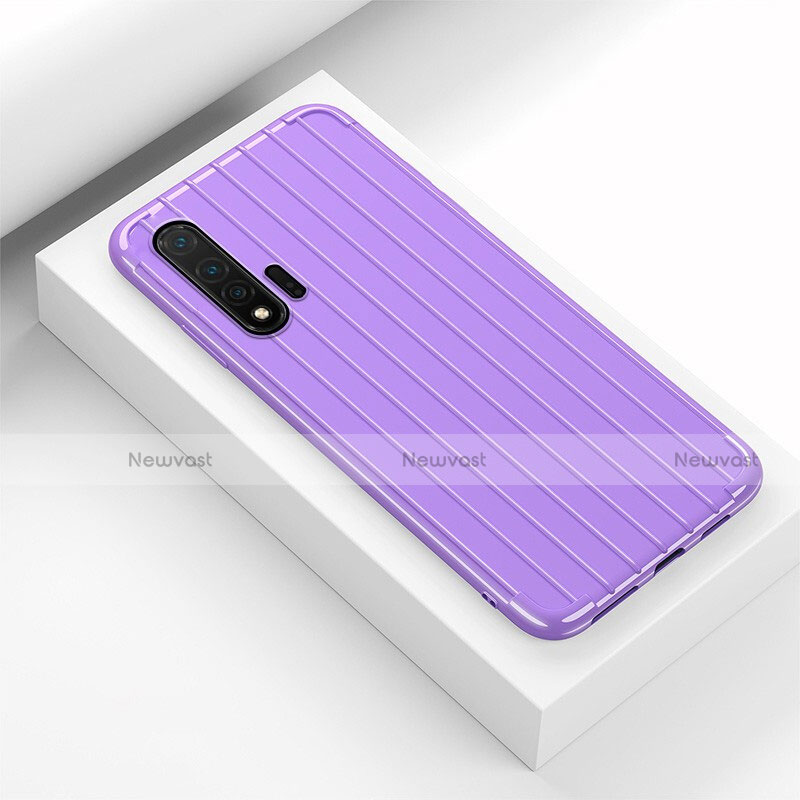 Silicone Candy Rubber TPU Line Soft Case Cover C02 for Huawei Nova 6