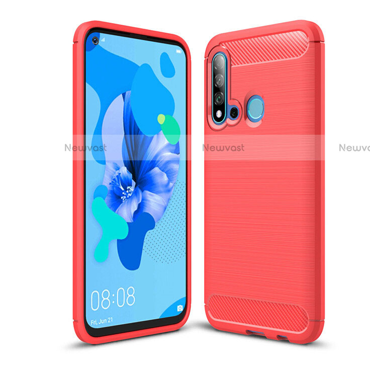 Silicone Candy Rubber TPU Line Soft Case Cover C02 for Huawei P20 Lite (2019)