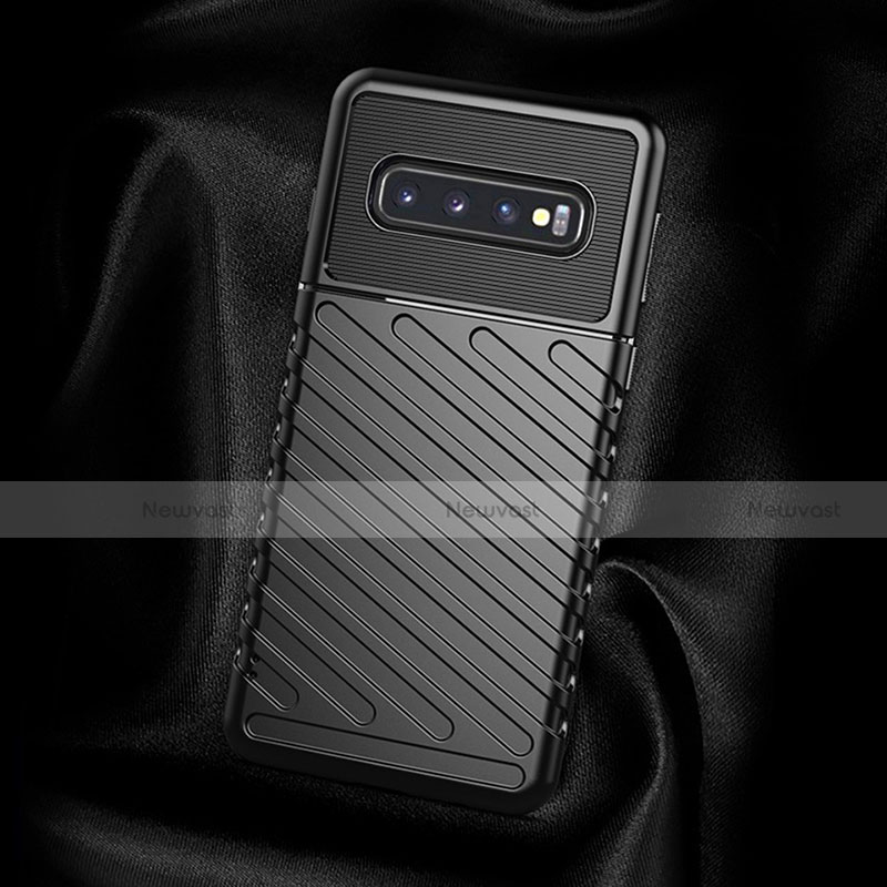 Silicone Candy Rubber TPU Line Soft Case Cover C02 for Samsung Galaxy S10