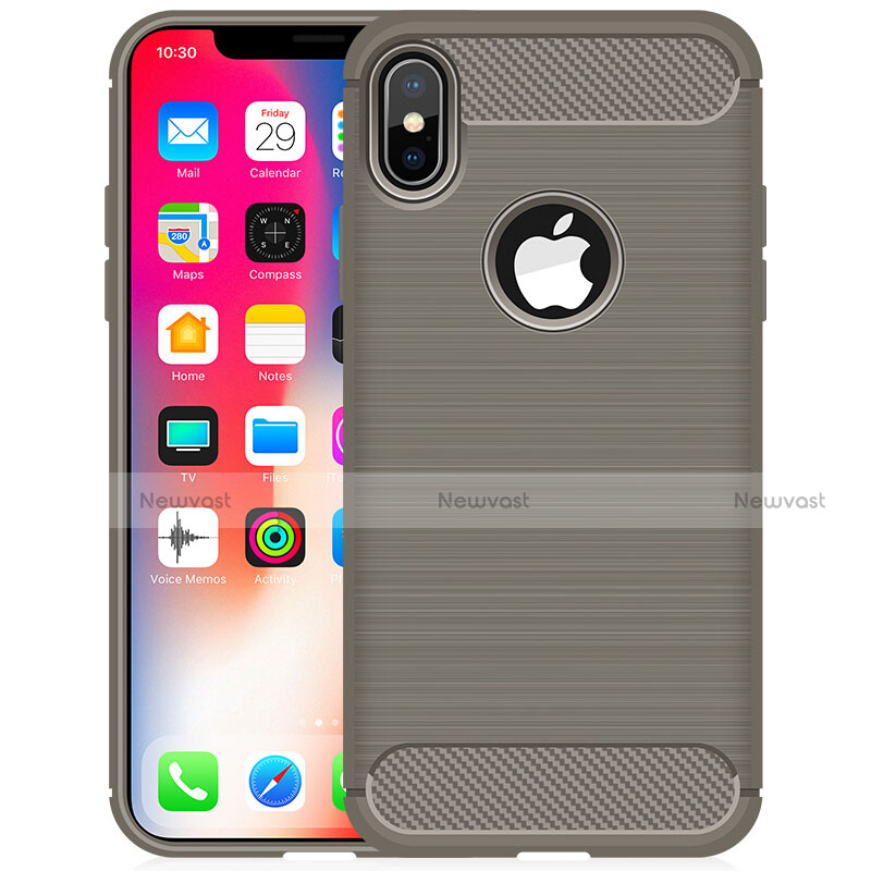 Silicone Candy Rubber TPU Line Soft Case Cover for Apple iPhone X