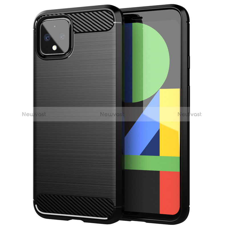 Silicone Candy Rubber TPU Line Soft Case Cover for Google Pixel 4