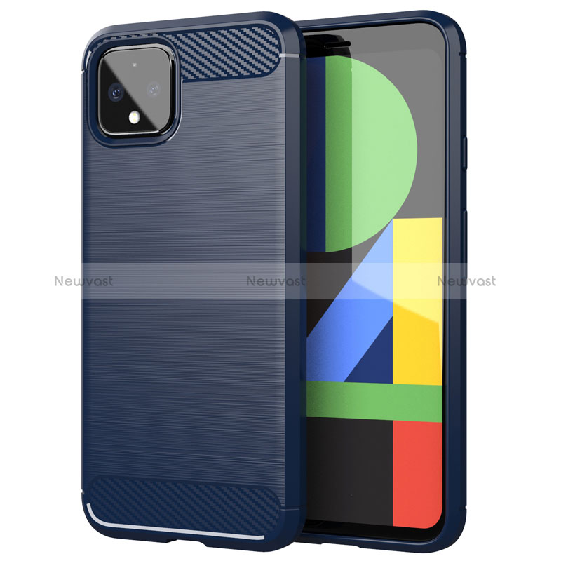 Silicone Candy Rubber TPU Line Soft Case Cover for Google Pixel 4