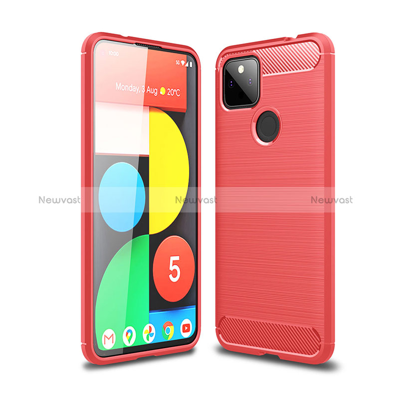 Silicone Candy Rubber TPU Line Soft Case Cover for Google Pixel 5a 5G