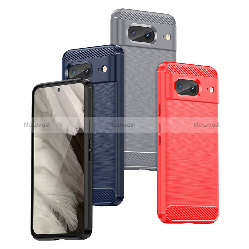 Silicone Candy Rubber TPU Line Soft Case Cover for Google Pixel 8 5G