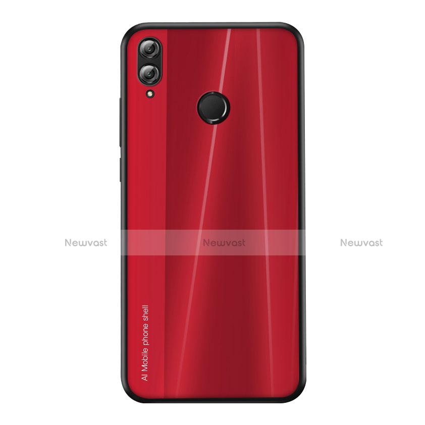 Silicone Candy Rubber TPU Line Soft Case Cover for Huawei Honor 8X Red