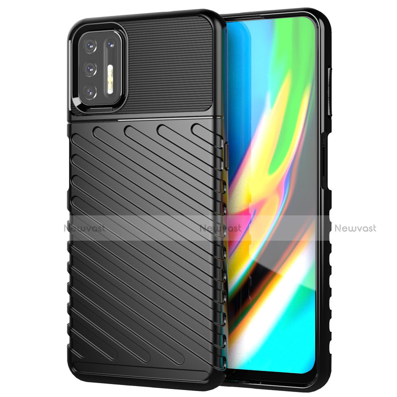 Silicone Candy Rubber TPU Line Soft Case Cover for Motorola Moto G9 Plus