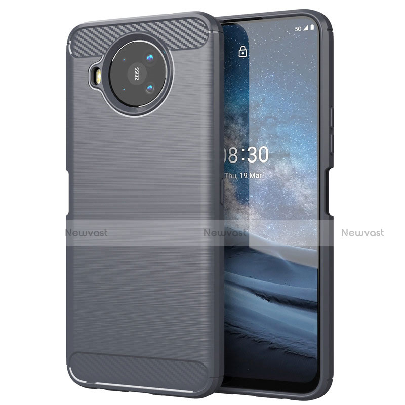 Silicone Candy Rubber TPU Line Soft Case Cover for Nokia 8.3 5G Gray