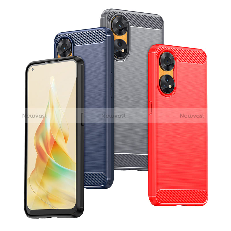 Silicone Candy Rubber TPU Line Soft Case Cover for Oppo Reno8 T 4G
