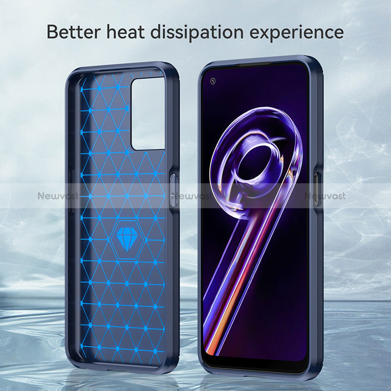 Silicone Candy Rubber TPU Line Soft Case Cover for Realme 9 Pro 5G