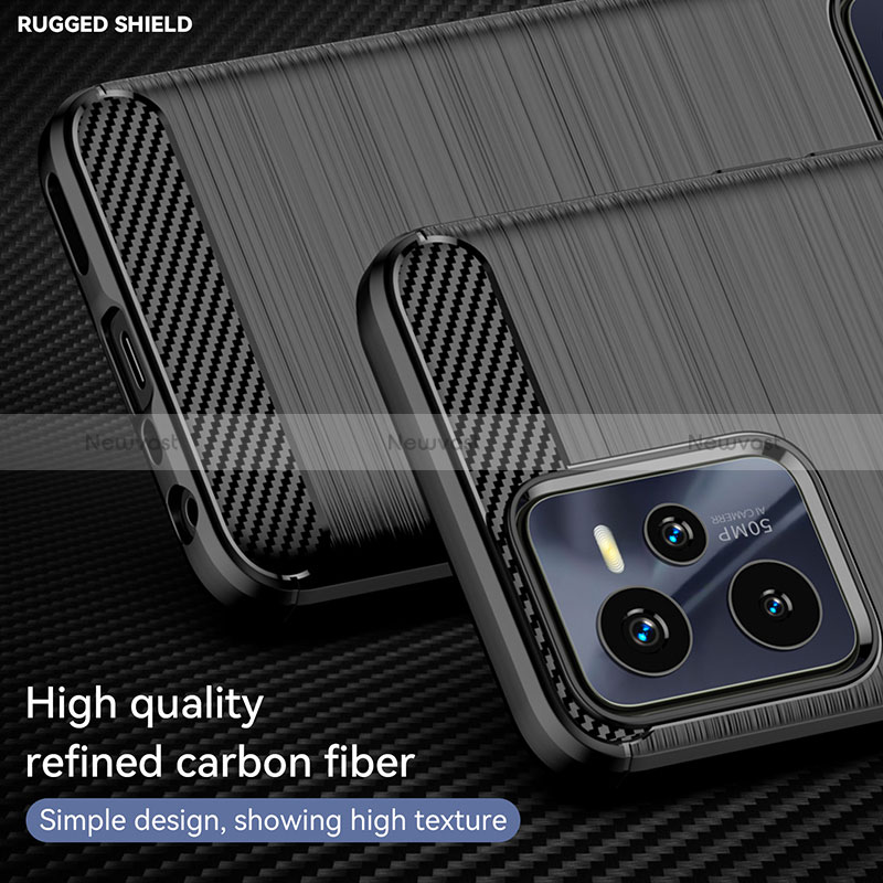 Silicone Candy Rubber TPU Line Soft Case Cover for Realme C35