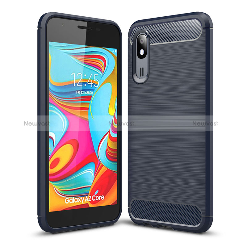 Silicone Candy Rubber TPU Line Soft Case Cover for Samsung Galaxy A2 Core A260F A260G