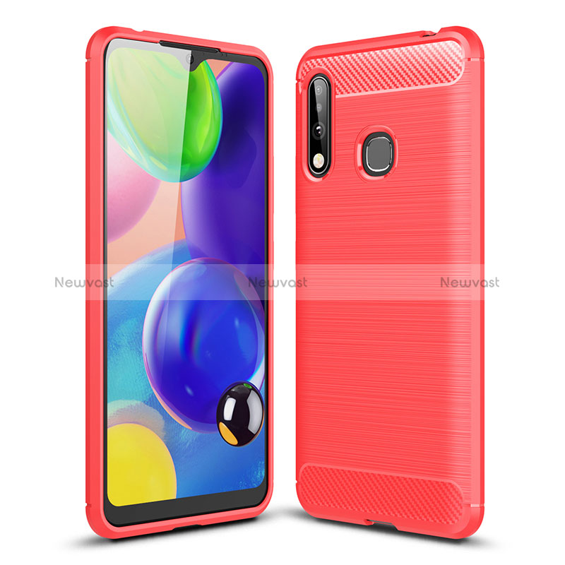 Silicone Candy Rubber TPU Line Soft Case Cover for Samsung Galaxy A70E