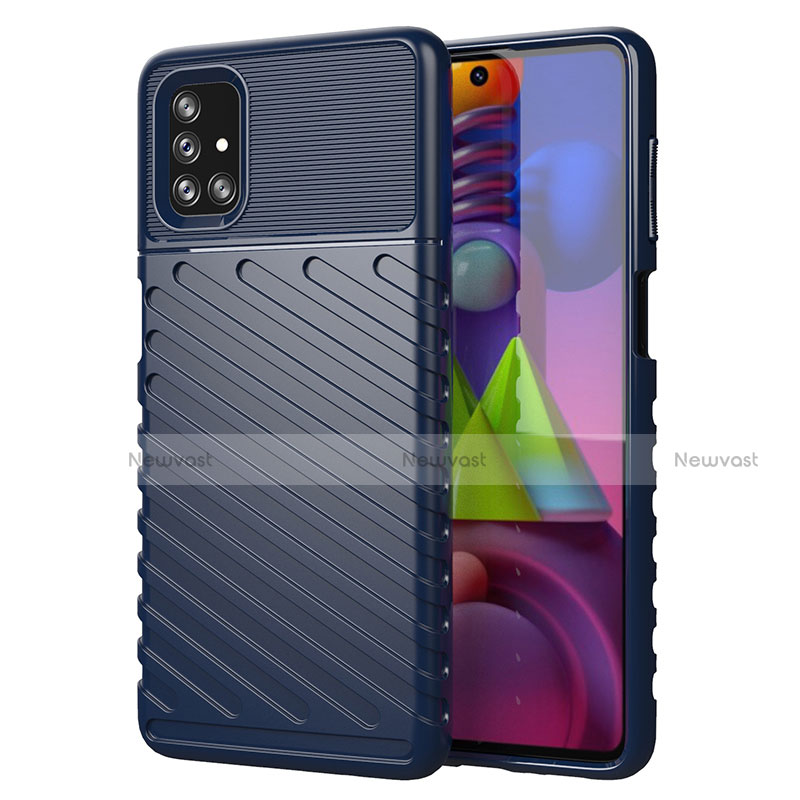 Silicone Candy Rubber TPU Line Soft Case Cover for Samsung Galaxy M51