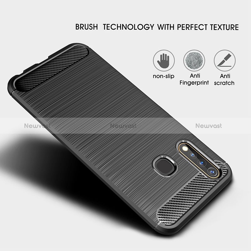 Silicone Candy Rubber TPU Line Soft Case Cover for Vivo iQOO U3 4G