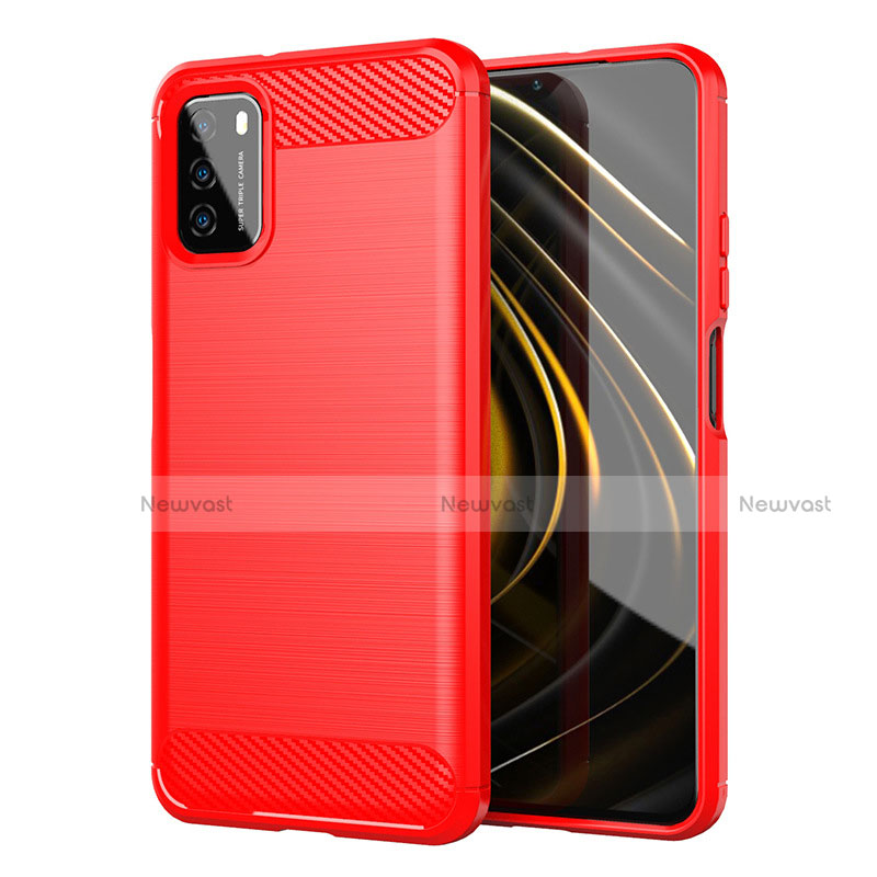 Silicone Candy Rubber TPU Line Soft Case Cover for Xiaomi Poco M3