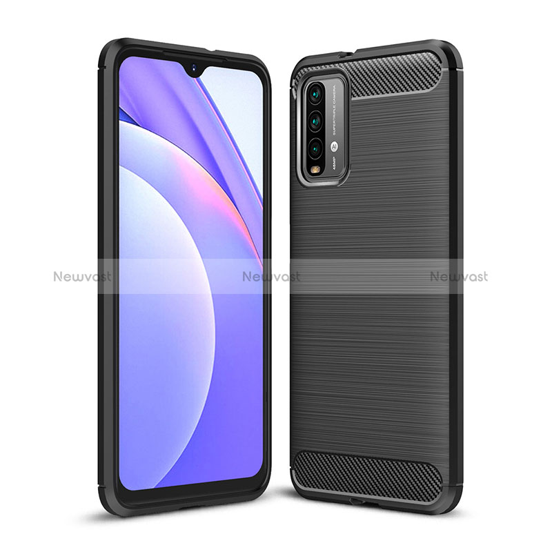 Silicone Candy Rubber TPU Line Soft Case Cover for Xiaomi Redmi 9 Power