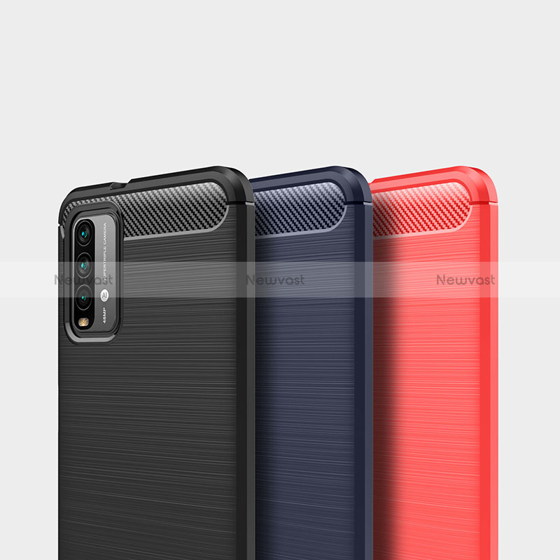 Silicone Candy Rubber TPU Line Soft Case Cover for Xiaomi Redmi 9T 4G