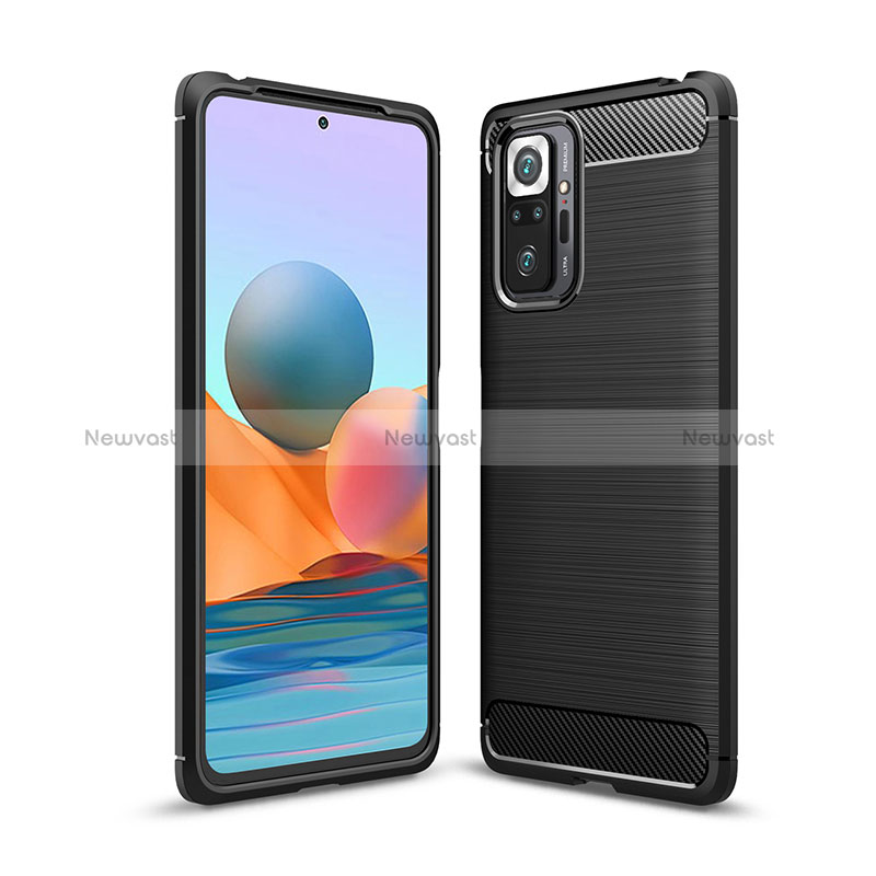 Silicone Candy Rubber TPU Line Soft Case Cover for Xiaomi Redmi Note 10 Pro 4G