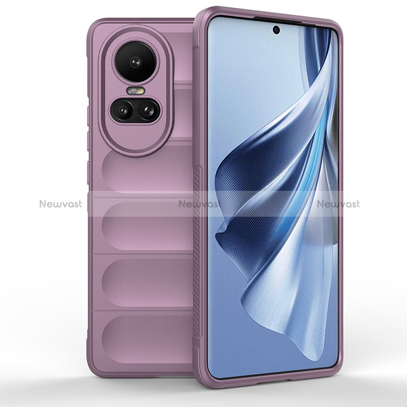 Silicone Candy Rubber TPU Line Soft Case Cover KC1 for Oppo Reno10 5G