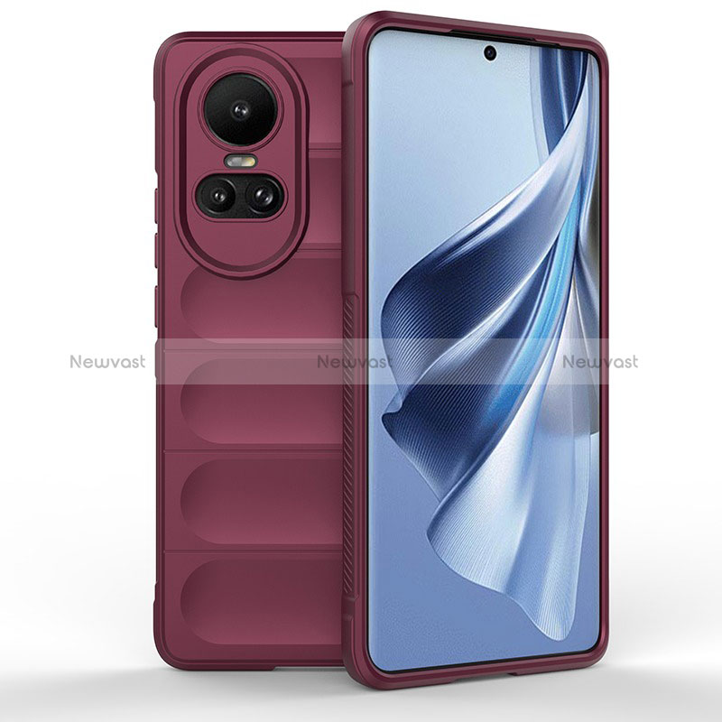 Silicone Candy Rubber TPU Line Soft Case Cover KC1 for Oppo Reno10 5G