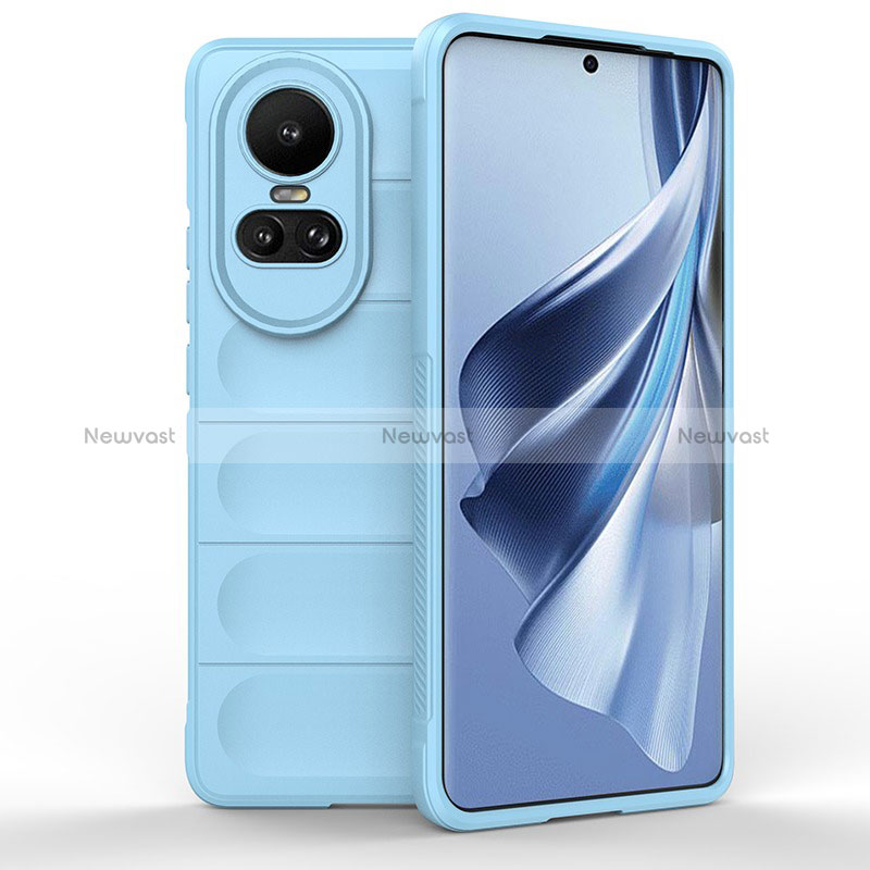 Silicone Candy Rubber TPU Line Soft Case Cover KC1 for Oppo Reno10 5G