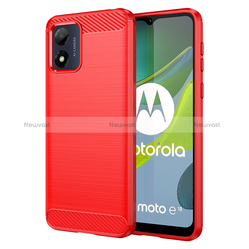 Silicone Candy Rubber TPU Line Soft Case Cover MF1 for Motorola Moto E13