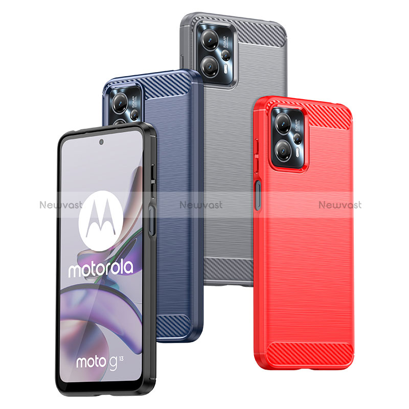 Silicone Candy Rubber TPU Line Soft Case Cover MF1 for Motorola Moto G13