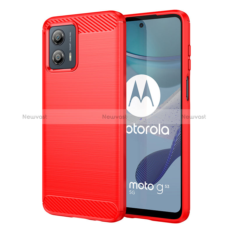 Silicone Candy Rubber TPU Line Soft Case Cover MF1 for Motorola Moto G53 5G