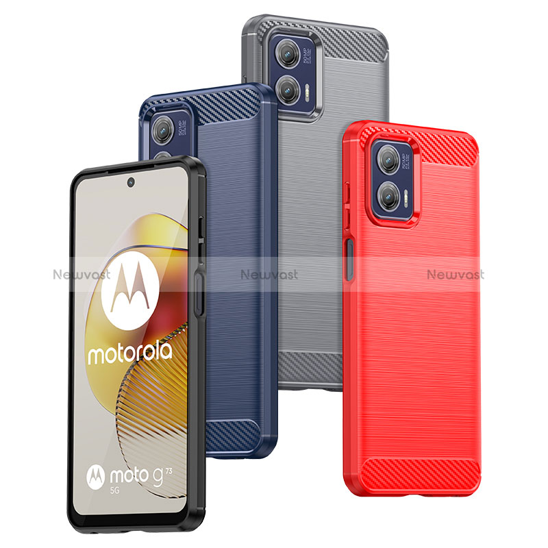 Silicone Candy Rubber TPU Line Soft Case Cover MF1 for Motorola Moto G73 5G