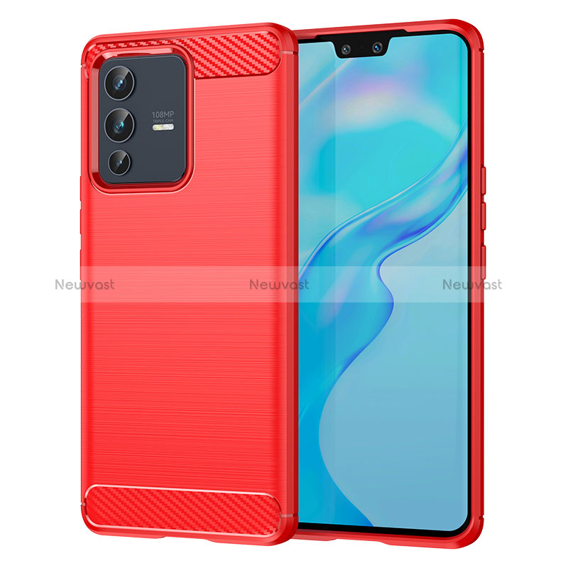 Silicone Candy Rubber TPU Line Soft Case Cover MF1 for Vivo V23 Pro 5G