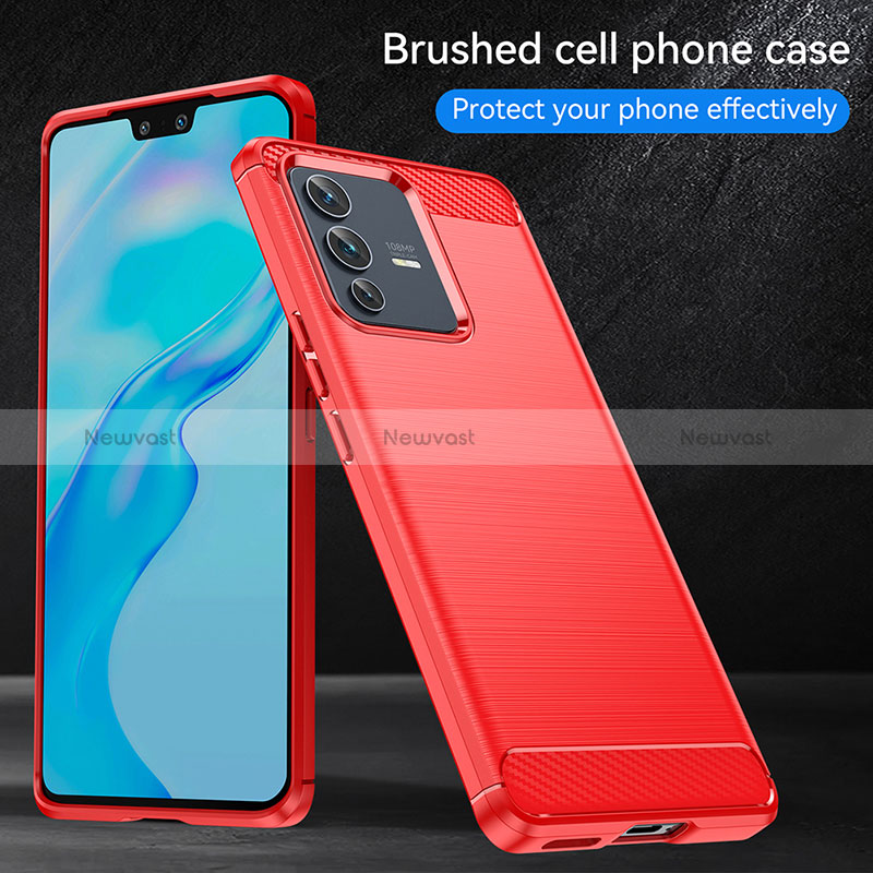 Silicone Candy Rubber TPU Line Soft Case Cover MF1 for Vivo V23 Pro 5G