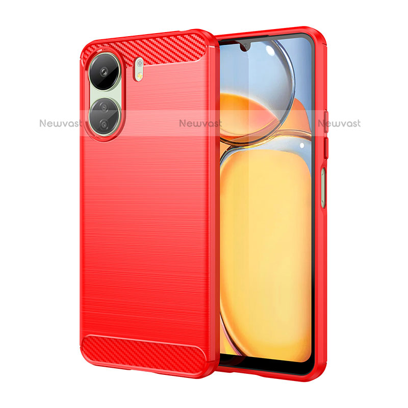 Silicone Candy Rubber TPU Line Soft Case Cover MF1 for Xiaomi Poco C65